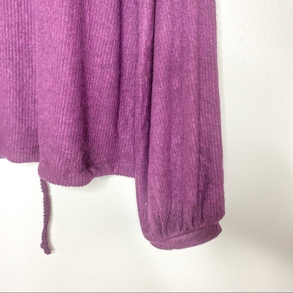 Ady P Ribbed Drawtring Hem Sweater - Picture 7 of 9